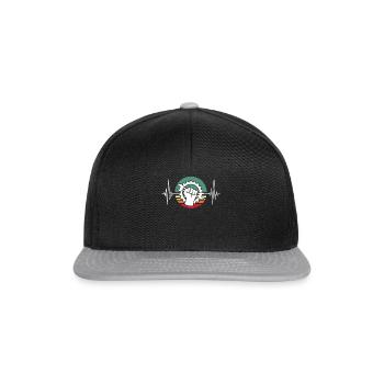 Machinist ECG Machine Operator HeartLine - Snapback Cap - black/grey - Front