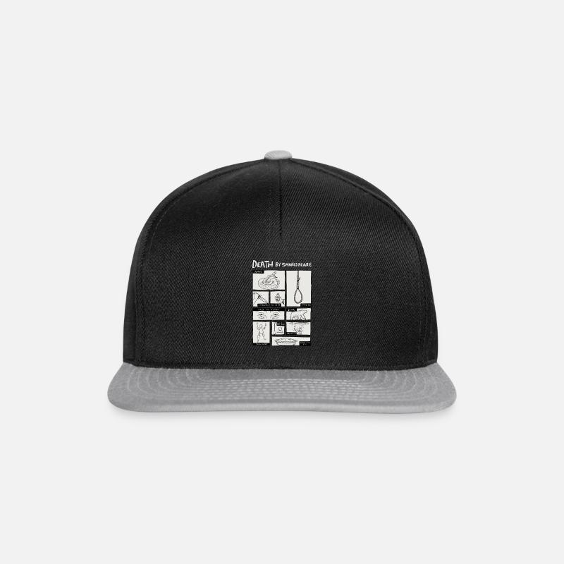 Death by Shakespeare Design - Snapback Cap - black/grey