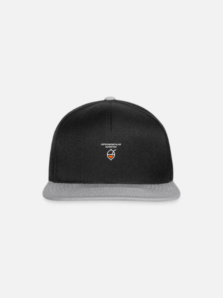 Orthomolekulare Ernährung - Snapback Cap - Schwarz/Grau
