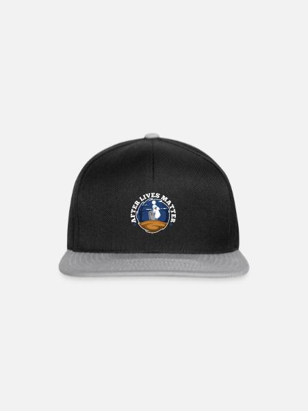 After Lives Matter - Snapback Cap - Schwarz/Grau