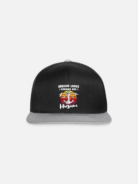 Husum Souvenir Husumer - Snapback Cap - Schwarz/Grau