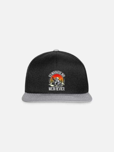 Paintball - Snapback Cap - Schwarz/Grau