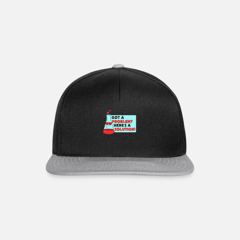 Résolution de problèmes Résolution scientifique - Casquette snapback - noir/gris