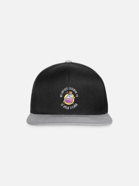 Aqua Tofana Verschwörungstheoretiker Ätherisches - Snapback Cap - Schwarz/Grau