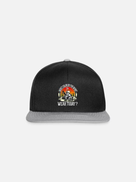 Paintball - Snapback Cap - Schwarz/Grau