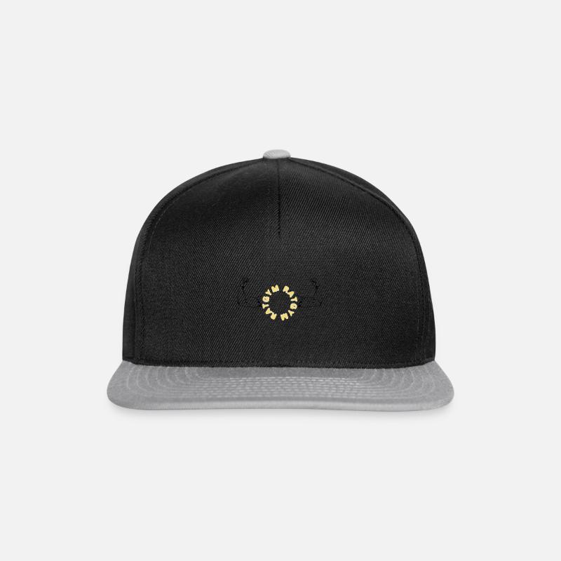 Gymrat - Snapback Cap - Schwarz/Grau