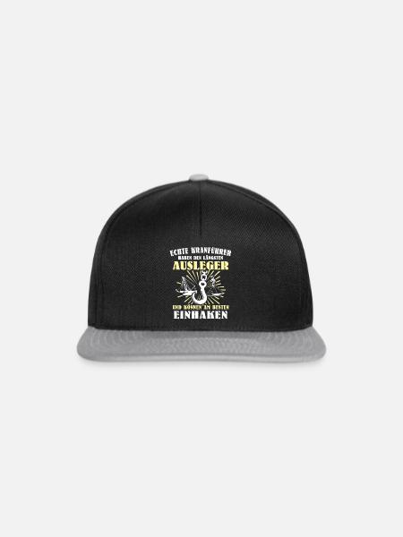 Kranführer Kran Kranfahrer - Snapback Cap - Schwarz/Grau