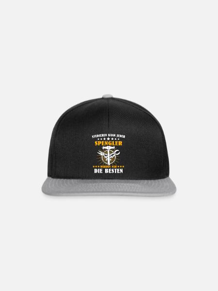 Spengler Sprüche Bauspengler - Snapback Cap - Schwarz/Grau