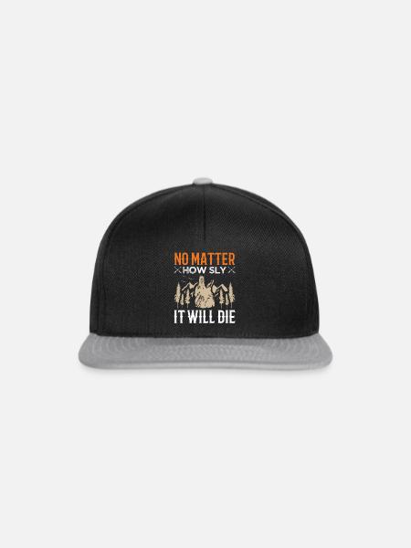 Coyote Jäger - Snapback Cap - Schwarz/Grau
