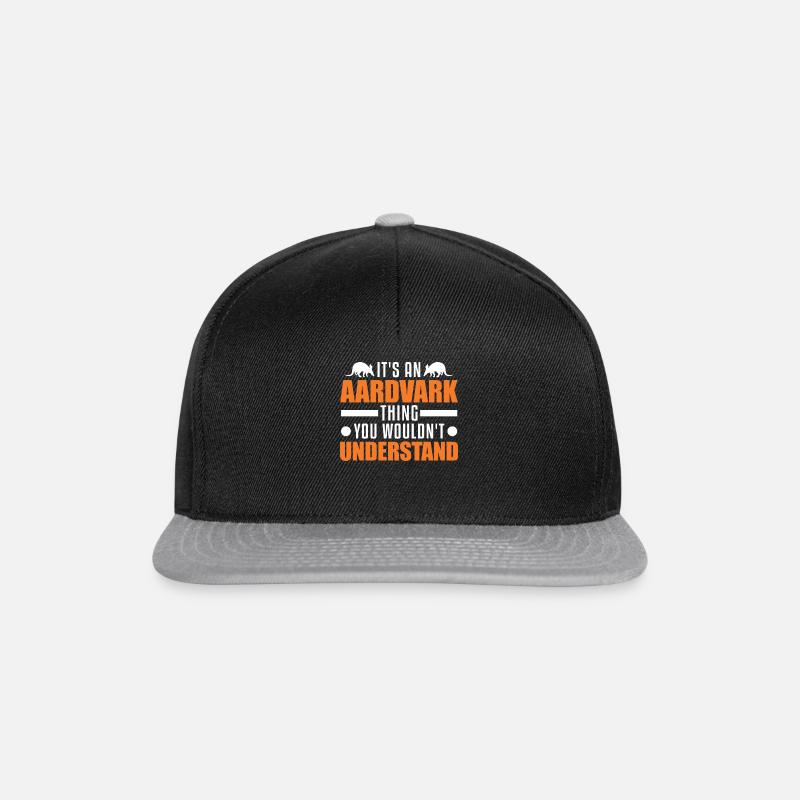 Aardvark Chose Cadeau Aardvark - Casquette snapback - noir/gris
