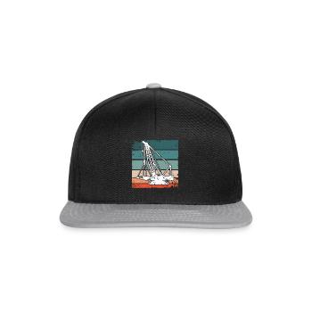 Grutier Grutier - Casquette snapback - noir/gris - Devant