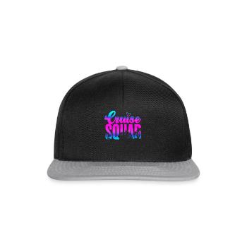 Bateau de croisière Vacances Amies - Casquette snapback - noir/gris - Devant