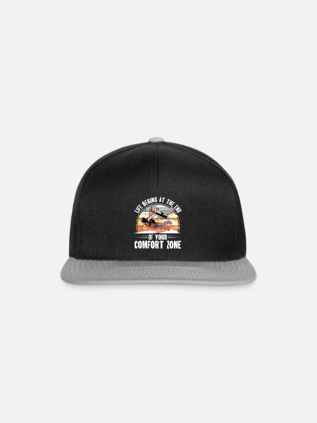 Fallschirmspringer Fallschirmspringen Fallschirm - Snapback Cap - Schwarz/Grau