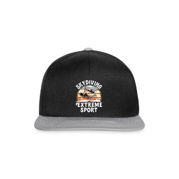 Parachute parachutiste parachutiste - Casquette snapback - noir/gris - Devant