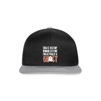 Geist - Ceci est mon costume humain - Casquette snapback - noir/gris - Devant