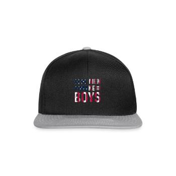 Boy Daddy - Real Men Make Boys Daddy To Be - Snapback Cap - black/grey - Front