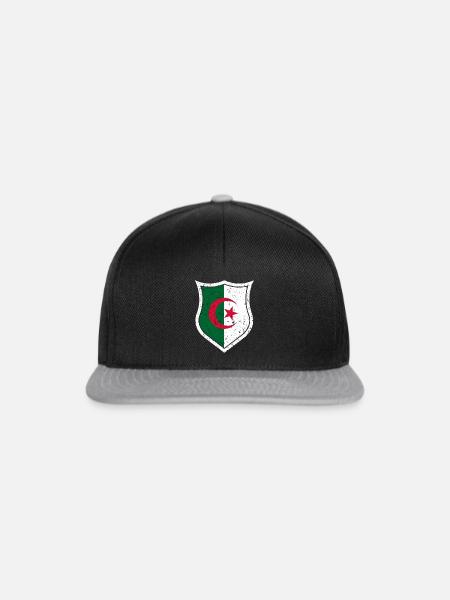 Algerien - Snapback Cap - Schwarz/Grau