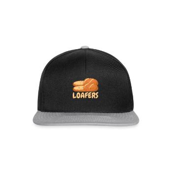 Funny bread baker - Snapback Cap - black/grey - Front
