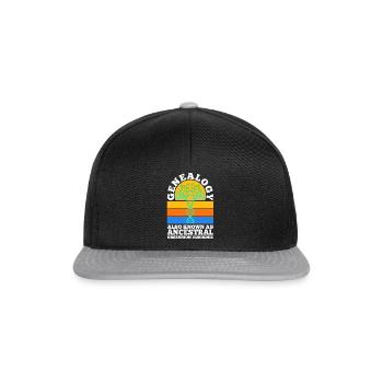 Ancestral obsession disorder - Snapback Cap - black/grey - Front