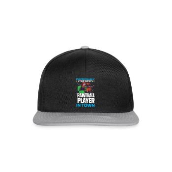 Paintball drôle - Casquette snapback - noir/gris - Devant