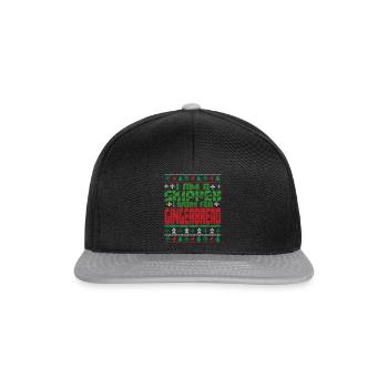 Skipper Christmas Quote - Snapback Cap - black/grey - Front