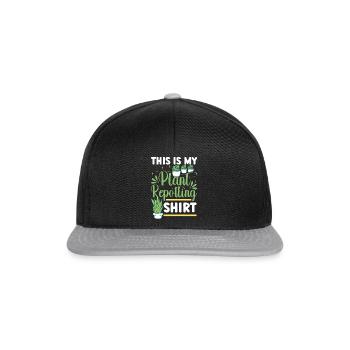 Amoureux des plantes Jardinage Jardiniers - Casquette snapback - noir/gris - Devant