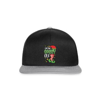 Elfe effronté Je suis l’elfe impertinent Nicolas - Casquette snapback - noir/gris - Devant