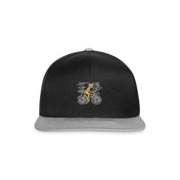 Vélo Chameau - Casquette snapback - noir/gris - Devant