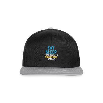Joueuse de volleyball Maman - Casquette snapback - noir/gris - Devant