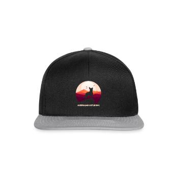 Australian Cattle Dog - Snapback Cap - black/grey - Front