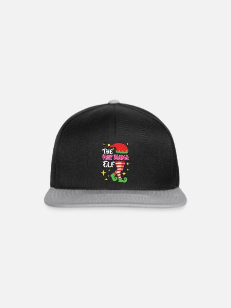 The Elf Mutter Elfe - Snapback Cap - Schwarz/Grau