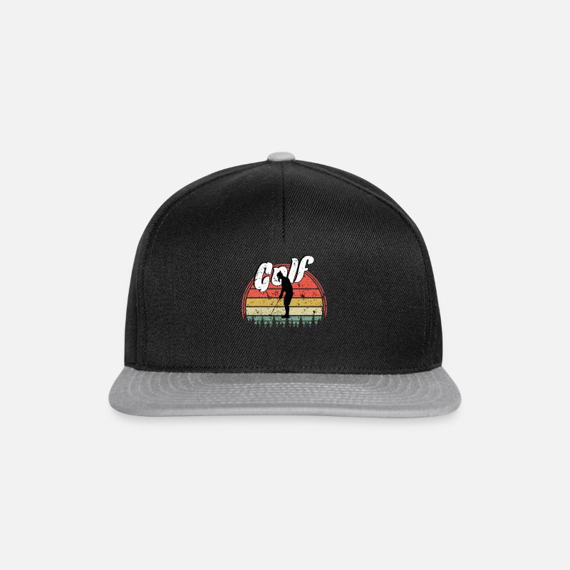 Golf - Casquette snapback - noir/gris