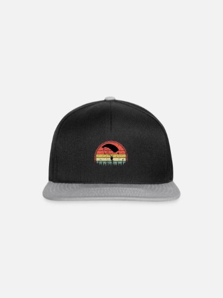 Fallschirm - Snapback Cap - Schwarz/Grau