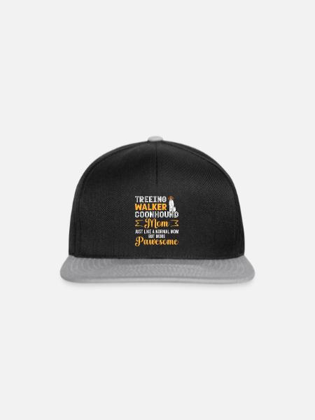 Treeing Walker Coonhound - Snapback Cap - Schwarz/Grau