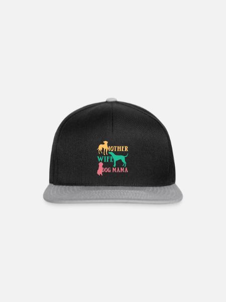 Treeing Walker Coonhound - Snapback Cap - Schwarz/Grau