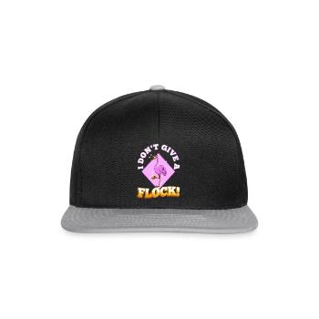 Je ne donne pas de troupeau - Casquette snapback - noir/gris - Devant