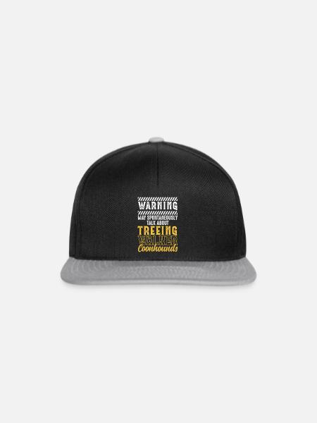 Treeing Walker Coonhound - Snapback Cap - Schwarz/Grau