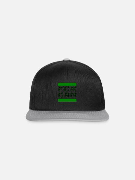 Gegen die Grünen - Snapback Cap - Schwarz/Grau