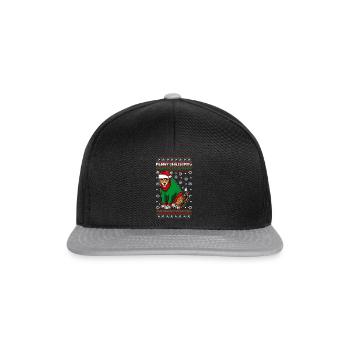 Joyeux Noël Léopard - Casquette snapback - noir/gris - Devant