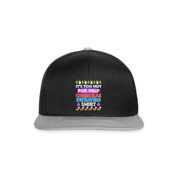 Ugly Christmas - Snapback Cap - black/grey - Front
