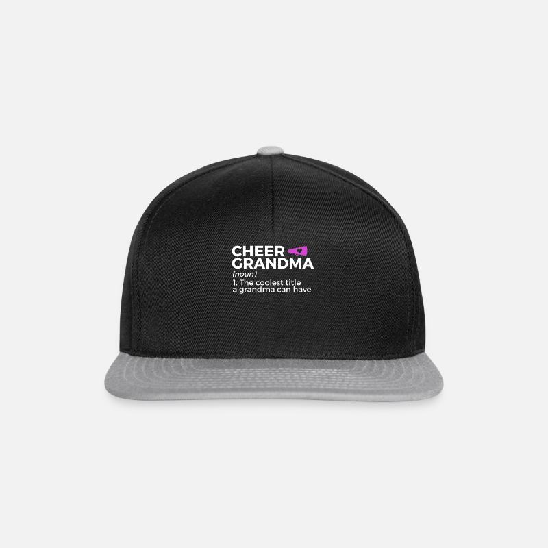 Cheerleader Cheerleading - Snapback Cap - black/grey