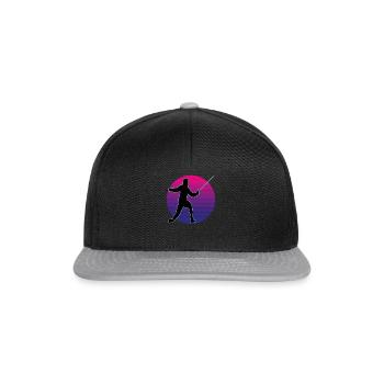 Fencing Fencing Sport Fencing - Snapback Cap - black/grey - Front