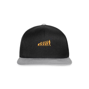 Soccer Player Soccer Lover - Soccer Evolution - Snapback Cap - black/grey - Front