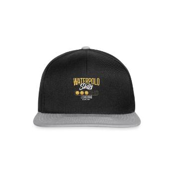 Water Polo Vintage Water Polo - Snapback Cap - Schwarz/Grau - Vorne