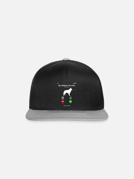 Belgian Tervuren - Snapback Cap - Schwarz/Grau