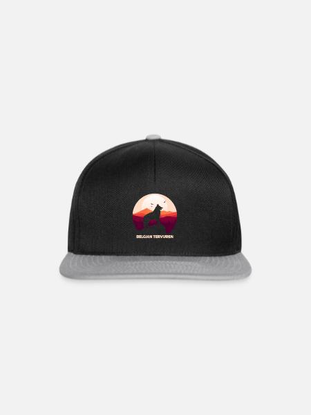 Belgian Tervuren - Snapback Cap - Schwarz/Grau