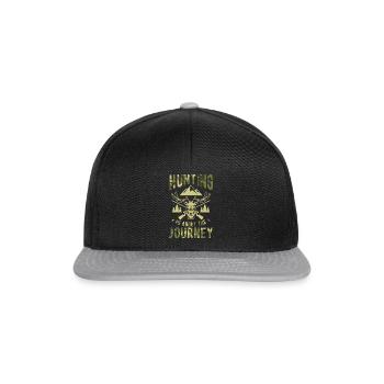 Chasse au cerf Saison de chasse à la faune Sports de tir - Casquette snapback - noir/gris - Devant