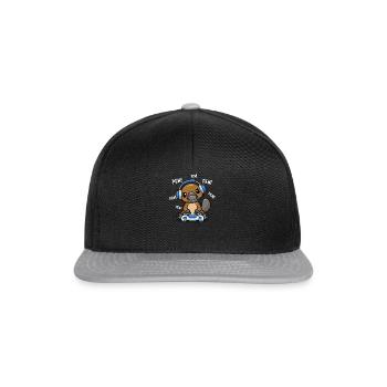 Schnabeltier - Snapback Cap - Schwarz/Grau - Vorne