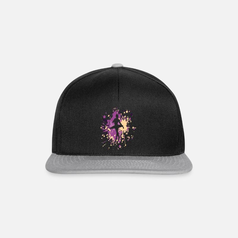 Dance Ballerina Color Splash - Snapback Cap - Schwarz/Grau