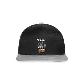 Tonic Sans alcool est en quelque sorte Ginlos Gin - Casquette snapback - noir/gris - Devant